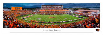 Oregon State Beavers at Reser Stadium Panoramic Poster