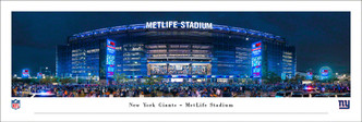 New York Giants "Exterior" at MetLife Stadium Panoramic Poster