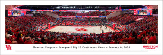 Houston Cougars Men's Basketball at Fertitta Center Panoramic Poster