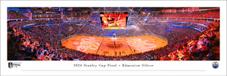 2024 NHL Stanley Cup Final – Edmonton Oilers at Rogers Place Panoramic Poster