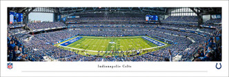 Indianapolis Colts "50 Yard Line" at Lucas Oil Stadium Panoramic Poster