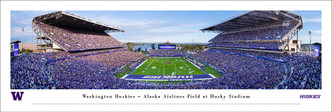 Washington Huskies "EndZone" at Husky Stadium Panoramic Poster
