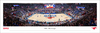 SMU Mustangs at the Moody Coliseum Panoramic Poster