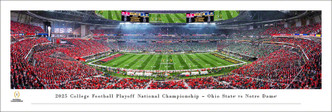 2025 College Football Playoff National Championship - Ohio State vs Notre Dame Panoramic Poster