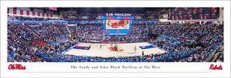 Ole Miss Rebels Basketball at the Pavilion Panoramic Poster