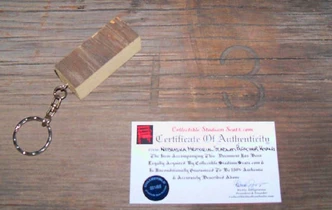 Memorial Stadium (Nebraska) Bleacher Bench Seat Slim Keyring