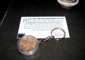 Milwaukee County Stadium Dirt Keyring