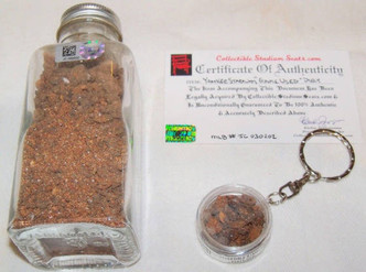 Yankee Stadium Dirt Keyring
