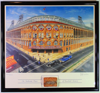 Ebbets Field Limited Edition Framed Lithograph
