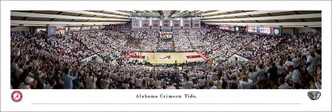 Alabama Crimson Tide Basketball at the Coleman Coliseum Panoramic Poster