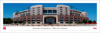 Nebraska Cornhuskers Memorial Stadium Exterior Panoramic Poster