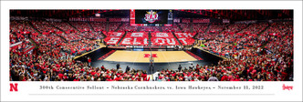 Nebraska Cornhuskers Women's Volleyball at Devaney Center Panoramic Poster