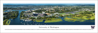 Washington Huskies - Husky Stadium Aerial Panoramic Poster