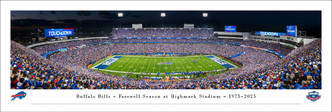 Buffalo Bills "Farewell Season at Highmark Stadium" Panoramic Poster