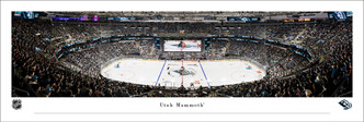 Utah Mammoth "Face-Off" at the Delta Center Panoramic Poster
