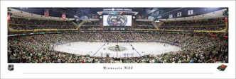 Minnesota Wild at Grand Casino Arena Panoramic Poster