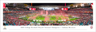 2025 College Football National Champions - Indiana Hoosiers Panoramic Poster