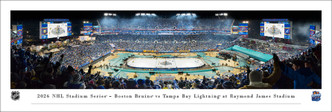 2026 NHL Stadium Series - Boston Bruins vs Tampa Bay Lightning Panoramic Poster