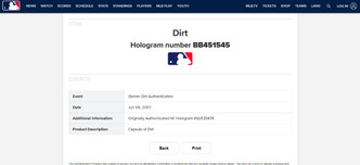 Shea Stadium Authentic & Game Used Base & Dirt Display