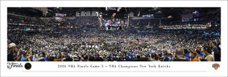 New York Knicks - 2026 NBA Champions Panoramic Poster