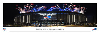 Buffalo Bills - Inaugural Game Exterior at Highmark Stadium Panoramic Poster