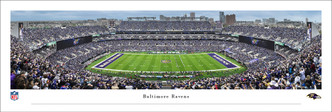 Baltimore Ravens at M&T Bank Stadium Panoramic Poster