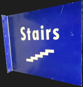 Riverfront Stadium Double Sided Flange Sign