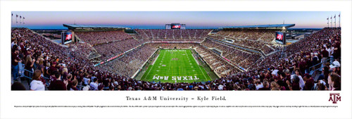 "2015 Opener" Texas A&M Aggies at Kyle Field Panorama Poster