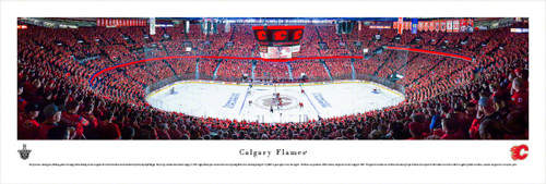 Calgary Flames at the ScotiaBank Saddledome Panorama Poster