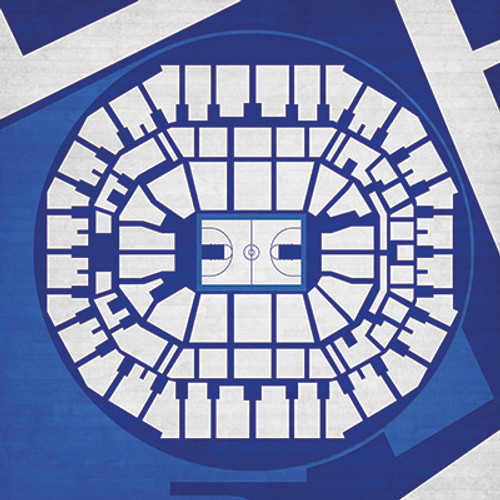 Memphis Tigers - FedEx Forum City Print