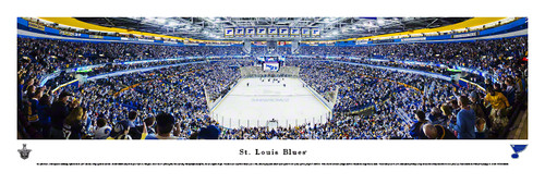 St. Louis Blue Stanley Cup Playoffs Panoramic Poster