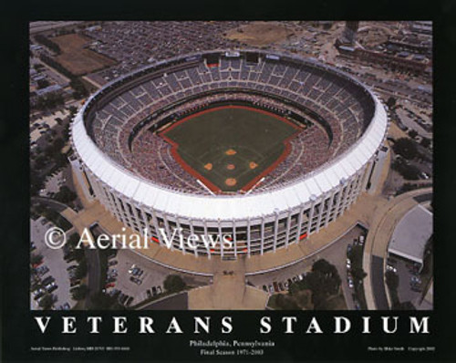 Veterans Stadium Aerial Poster 1