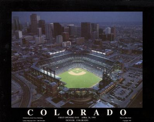 Coors Field Aerial Poster