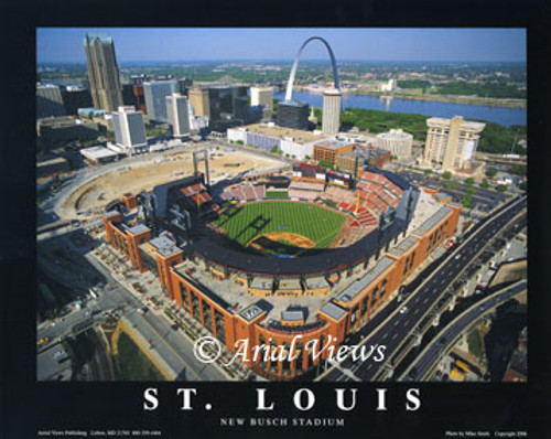 Busch Stadium Aerial Poster