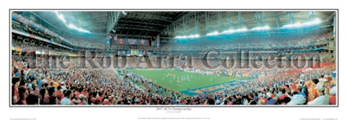 "2007 BCS Championship" Florida Gators Panoramic Poster