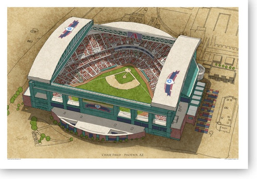 Chase Field - Arizona Diamondbacks Print