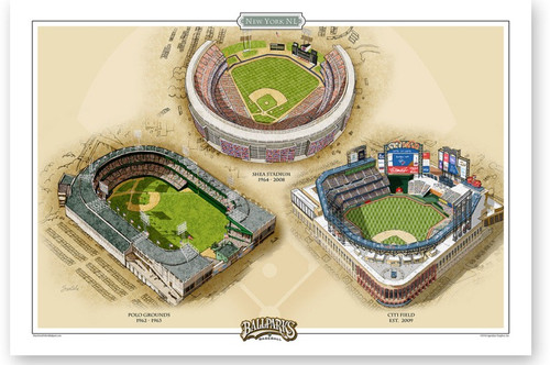 Shea Stadium New York Mets 3D Ballpark Replica - the Stadium Shoppe