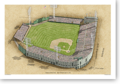 Seals Stadium - San Francisco Giants  Print