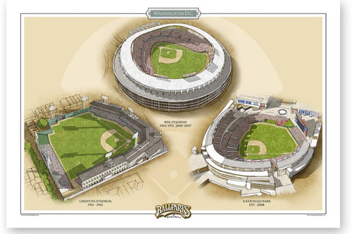 Griffith Stadium (Redskins, Senators, Grays, Georgetown University, & –  Stadium Pen Blanks