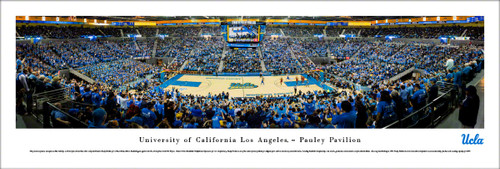 UCLA Bruins Basketball at Pauley Pavilion Panoramic Poster