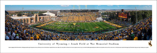 Wyoming Cowboys at War Memorial Stadium Panorama Poster