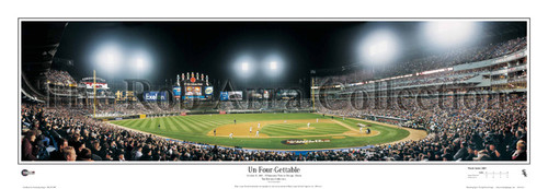 Chicago White Sox "Un-Four-Gettable" 2005 World Series Panoramic Framed Poster