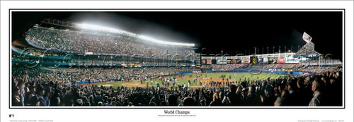 New York Yankees "World Champs" Yankee Stadium Panoramic Poster