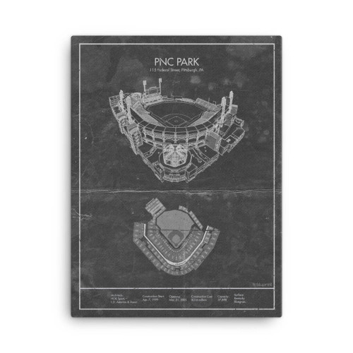 PNC Park - Pittsburgh Pirates Architecture Poster