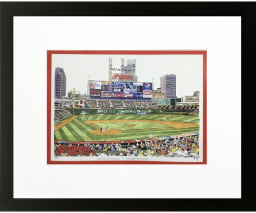  Cleveland Jacobs Field Nthe Home Of The Cleveland Indians  Baseball Team In Cleveland Ohio Photograph C2000 Poster Print by (18 x 24)  : Sports & Outdoors