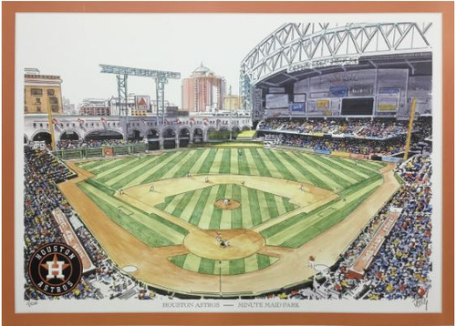 Houston Astros World Series Majesty 2017 Panoramic Poster Print w/24 –  Sports Poster Warehouse