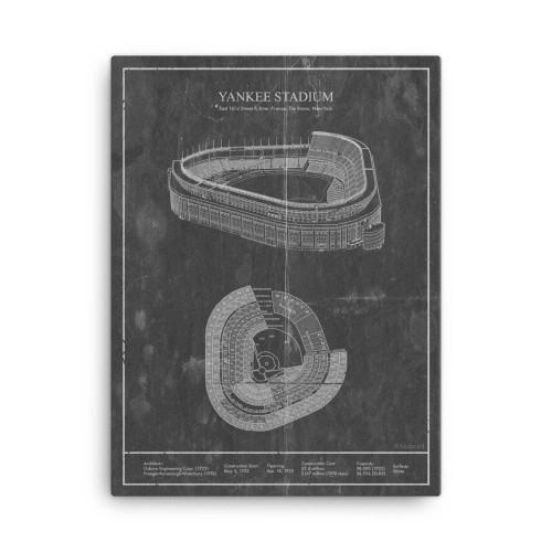 Old Yankee Stadium - New York Yankees Architecture Poster