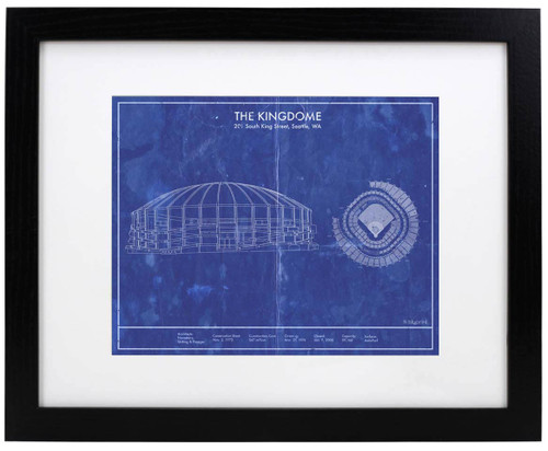 Kingdome - Seattle Mariners Architecture Poster
