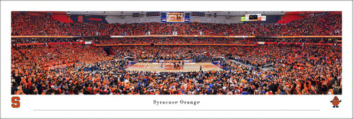 Syracuse Orange vs Duke Blue Devils at the Carrier Dome Panoramic Poster