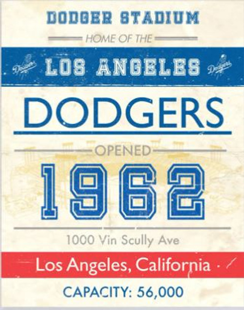 Los Angeles Dodgers Stadium 24x36 Premium Poster – Team Spirit Store USA